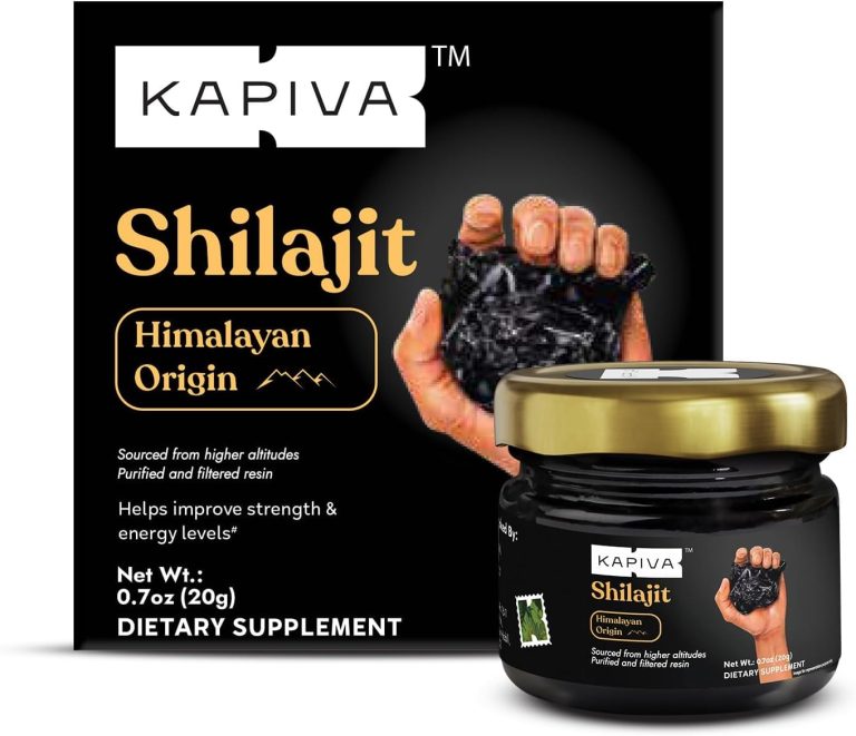 Kapiva Himalayan Shilajit/Shilajeet Resin 20g - Performance Booster for Endurance and Stamina - with Lab Report