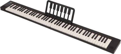 88 Key Electric Keyboard Piano, Folding Piano Full Size Keyboard Built in Speaker Portable Bluetooth Electric Piano with MIDI Function Gift Teaching for Piano Beginners(UK)