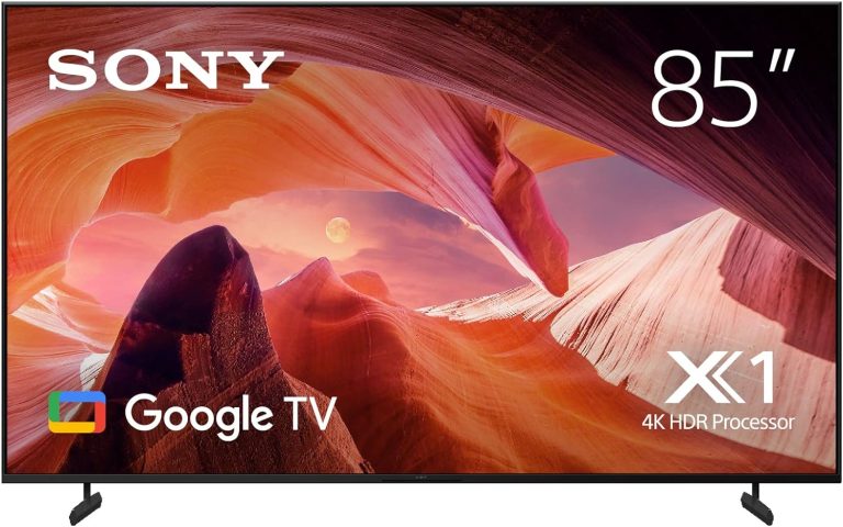 Sony BRAVIA 85 Inch TV 4K UHD LED Smart Google TV - KD-85X80L (2023 Model) - UAE Version