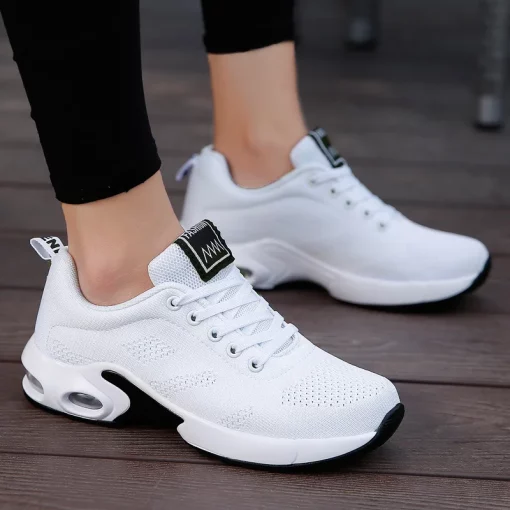 Carbon board running shoes, ultra light shock absorption sports shoes, summer women's shoes, full palm air cushion running shoes