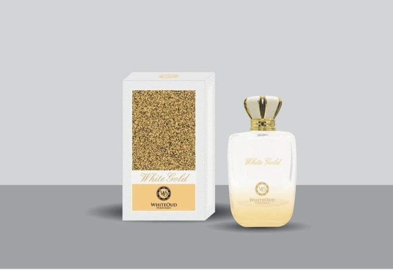 white oud Gold Arabian Perfume - 100ml