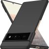 CooToly Phone Case for Google Pixel 6 Pro,Black Protective Back Cover for Google Pixel 6pro(6.7