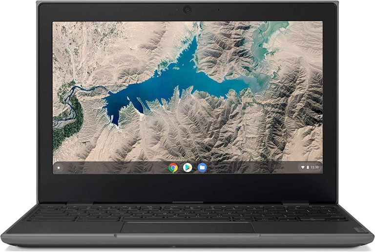 Lenovo 2022 100E 11.6" HD Rugged&Spill Resistant Chromebook 2ND Gen Laptop, MT8173 CPU, 4GB LPDDR3 RAM, 32GB eMMC TLC SSD, 720P HD Camera, Black, Chrome OS (Renewed)