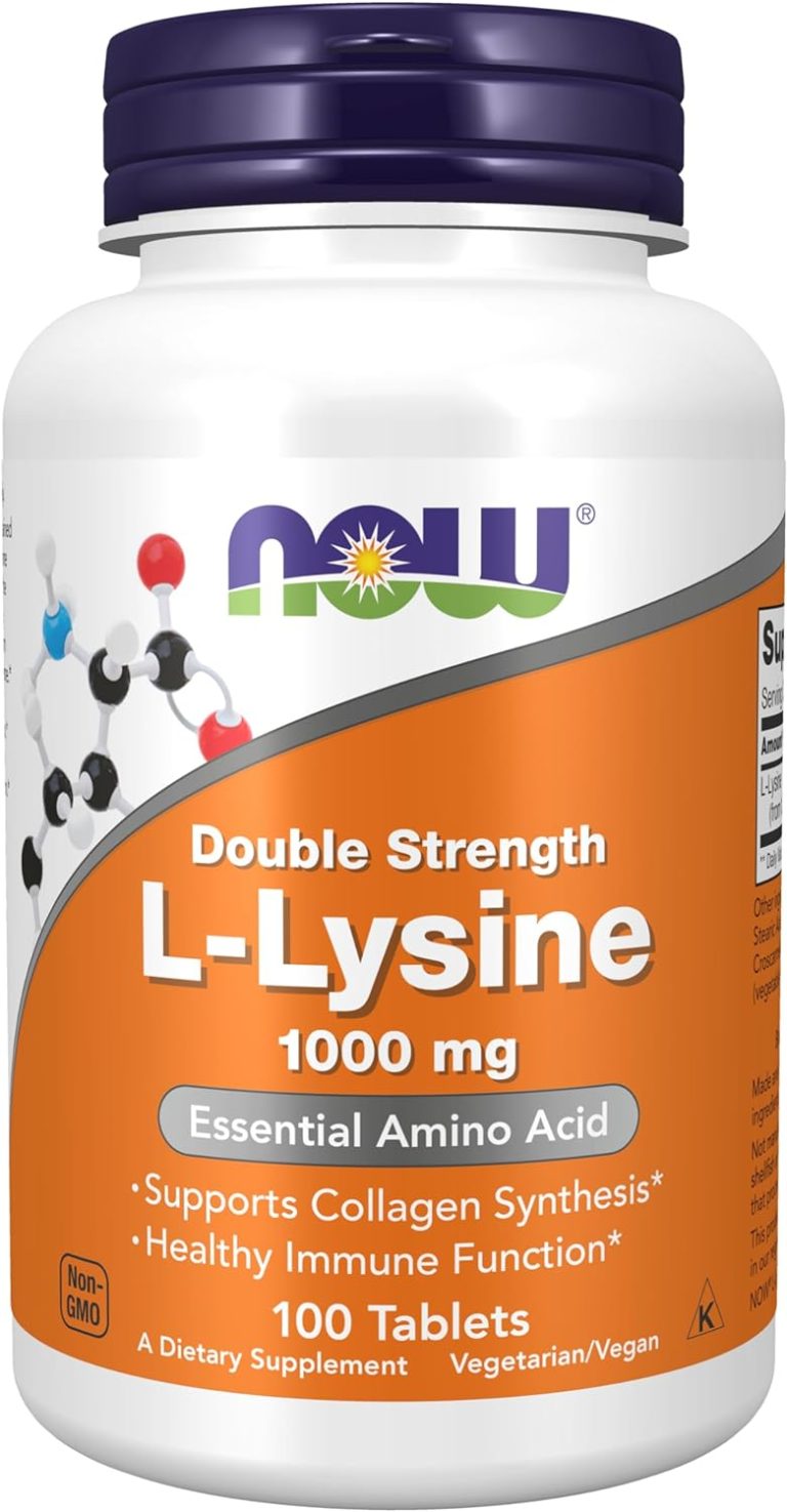 Now Foods L-Lysine 1000Mg Tabs 100'S New