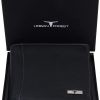 URBAN FOREST Oliver Black Leather Wallet for Men, 6 Card Slot