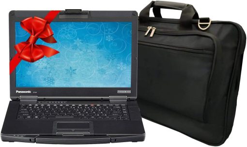 Panasonic Toughbook CF-54 Laptop PC Bundle with Laptop Bag, Intel i5-7300U 2.6GHz, 16GB RAM, 1TB SSD, Windows 10