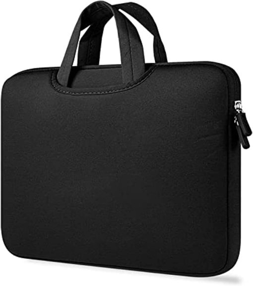 eWINNER Laptop Tablet Sleeve Case Slim Travel Men Women Handle Bag Durable Business Messenger Briefcases for MacBook Air Pro Retina (13 inch, Black)