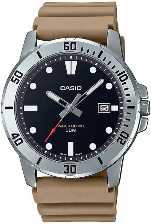 Casio Men's Watch - MTP-VD01-1EVUDF Black Dial