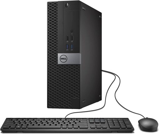 Dell Optiplex 7040 Business SFF Computer Small Tower PC (Intel Core i5-6500, 16GB Ram, 256GB SSD, DVD-RW, WiFi) Win 10 Pro (Certified Refurbished)