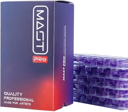 Mast Tattoo Pro Cartridges Needles with Membrane Mixed Sizes Box of 50 Pcs (12RL)