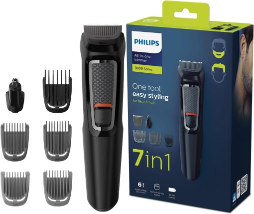 Philips Mg372033, Series 3000 7-In-1 Multigroom, Black