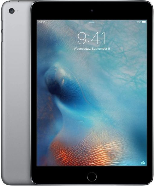 i-pad Mini 4, 7.9 inch, 64 GB, WiFi, Space Gray (Renewed)