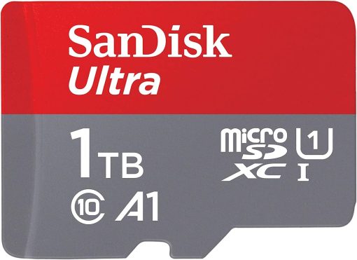 SanDisk 1TB Ultra UHS I MicroSD Card 150MB/s R, for Smartphones, 10 Y Warranty - SDSQUAC-1T00-GN6MN