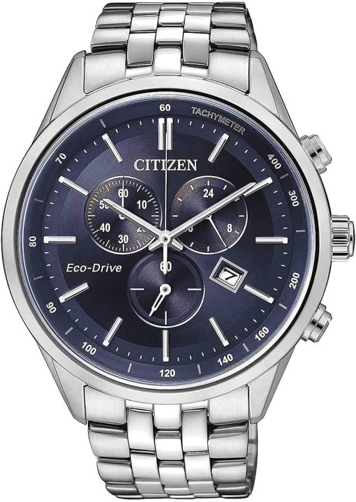 CITIZEN Men's Chronograph Eco-Drive Watch with a Stainless Steel Band