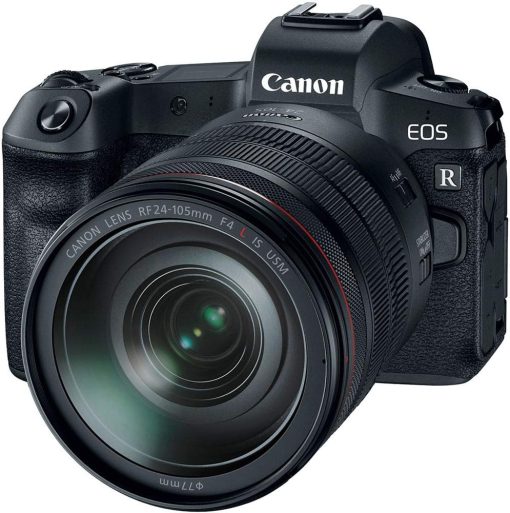 Canon Eos R With Rf 24-105Mm F4L Is USm Lens, Digital Full Frame Mirrorless Camera - Black, UAE version with official warranty