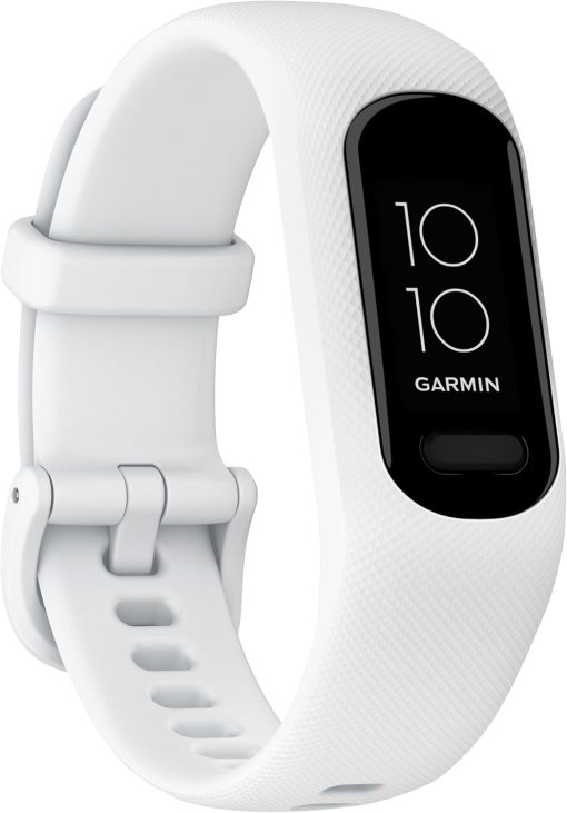 GARMIN Fitness Tracker Vivosmart 5 - White | Smart Activity Tracker with Upto 7 Days of Battery Life | Fitness Band with Advance Health Tracking