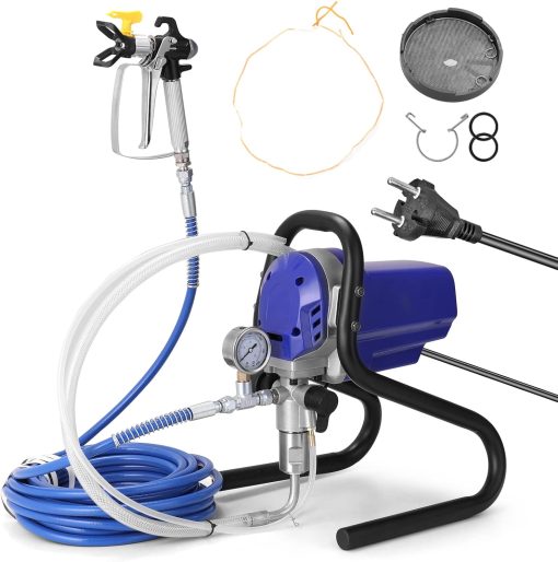 Fuvan Electric Paint Spraying Machine, Professional High-pressure Airless Sprayer Electric Paint Spraying Machine Multi-purpose Painting Tool Home Improvement Equipment