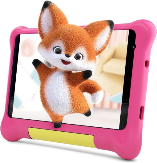 ROWT Kids Tablet 7 inch Tablet for Kids Android 10 2GB RAM 32GB ROM Bluetooth WiFi Dual Cameras Parental Control Tablet Kids(Pink)