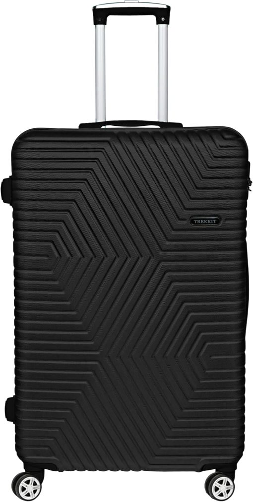 TrekKit Lightweight 24 inch Checked Suitcase Luggage for 20 kg - Hardshell Suitcase Spinner Luggage for Travel | ABS Luggage with 4 Spinner Wheels