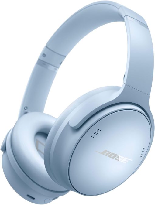 Bose QuietComfort Wireless Noise Cancelling Headphones, Bluetooth Over Ear Headphones with Up To 24 Hours of Battery Life, Moonstone Blue