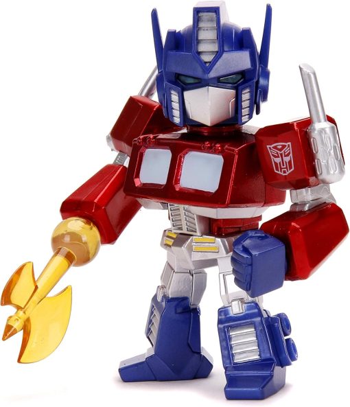 Jada Transformers G1 Optimus Prime Dlx. 4-Inch MetalFigs & Light