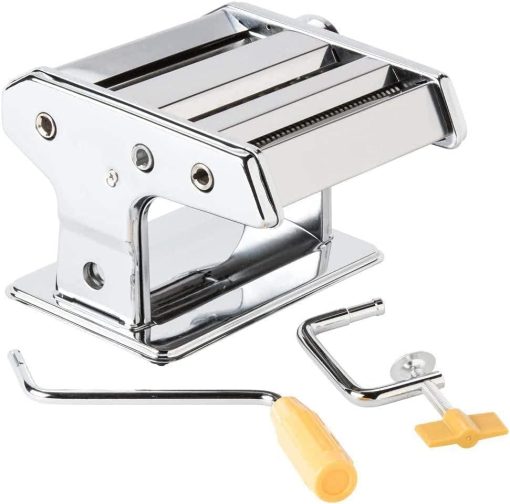 PYU ENJOY SHOPPING Pasta & Noodle Maker Machine,Dumpling & Dough Sheeter Manual Pasta Machine Accessories for Home use (Handle & Clamp) (Ravioli Maker)