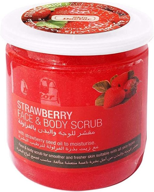 Skin Doctor Strawberry Face and Body Scrub, 500ml