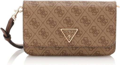 GUESS Womens Noelle Crossbody Flap Organizer Handbag (pack of 1)