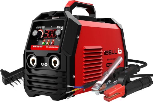 iBELL Dual-phase Heavy Duty Inverter ARC Welding Machine (IGBT) 300A with Hot Start, Anti-Stick Functions, Arc Force Control