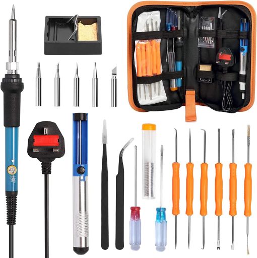 eWINNER Carry Portable Electric Welding & Soldering Iron Kit for welding circuit board appliance repair Home DIY hobbyists jewelry welding all soldering project