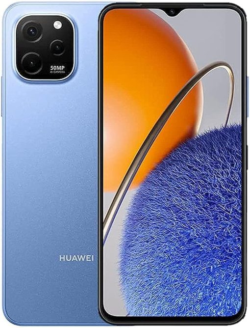 HUAWEI nova Y61 FullView Display Smartphone, Sapphire Blue, 64GB, Eevee-L29B, Y61 4GB+64GB, 51097HKT